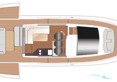 Princess C48 Deck Saloon Motorboot 2028, mit 3x Mercury / 2 x Volvo Penta motor, England