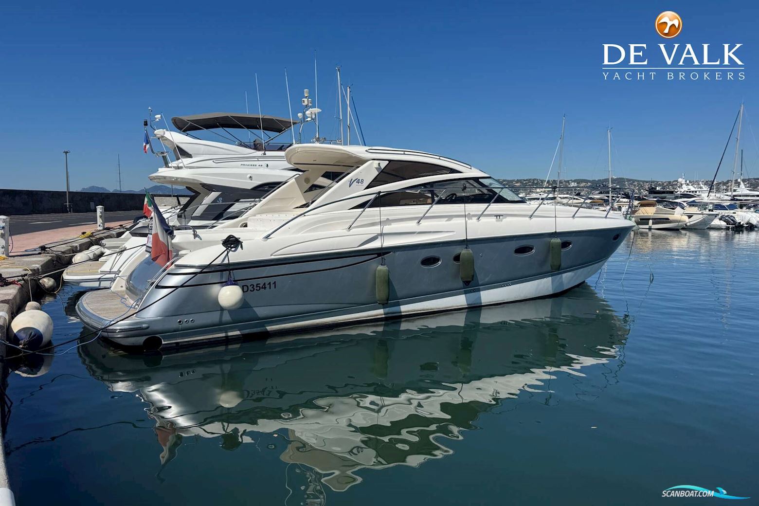 Princess V48 Motorboot 2006, mit Volvo Penta motor, Frankreich