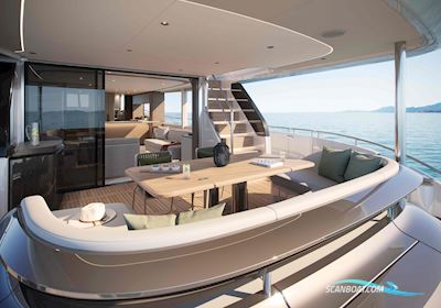 Princess X80 Motorboot 2025, mit Man V12 motor, England