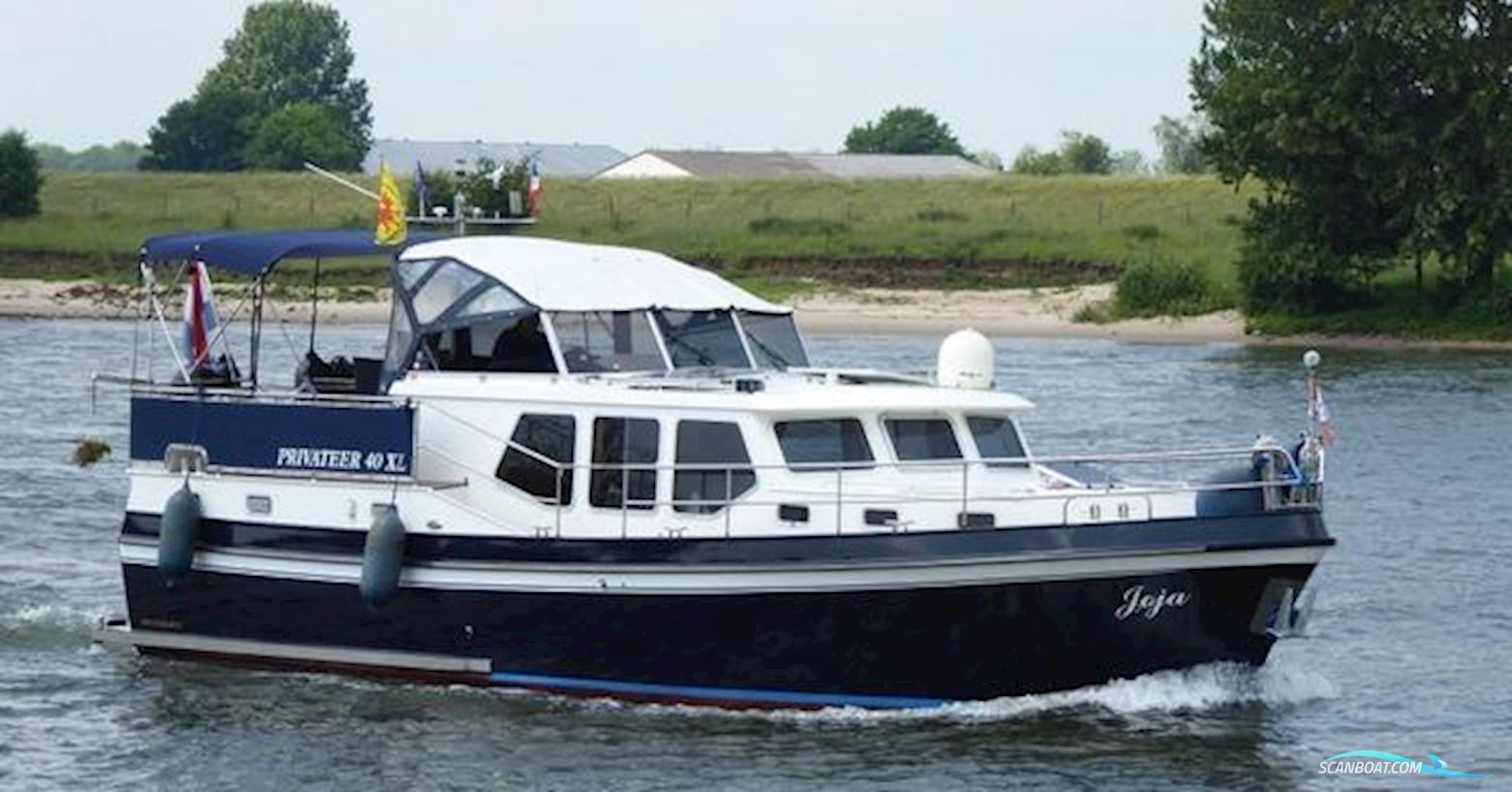Privateer 40 XL Cabrio Motorboot 2002, mit Perkins motor, Niederlande