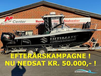 Profisher Cutter 223 WA m/2 Stk. Suzuki DF200 hk og Variant Buggitrailer - NU Nedsat KR. 50.000,- ! Motorboot 2025, mit Suzuki motor, Dänemark