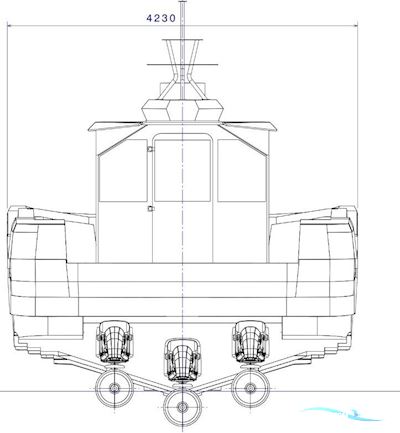 Quer Q50 Explorer Motorboot 2024, mit 3x Volvo D6 440Hp motor, Spanien