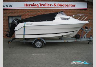Quicksilver 470 Cruiser m/Mercury F50 hk EFI 4-takt og Brenderup bådtrailer Motorboot 2011, mit Mercury motor, Dänemark