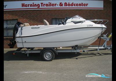 Quicksilver Activ 455 Cabin m/Mercury F50 hk EFI 4-takt og Brenderup trailer Motorboot 2020, mit Mercury motor, Dänemark