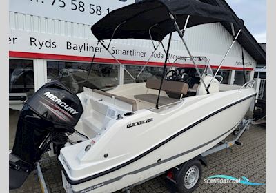 Quicksilver Activ 505 Open med F60 Mercury-EFI 4 takt og 1000 kg Brenderup trailer. Motorboot 2025, mit Mercury motor, Dänemark