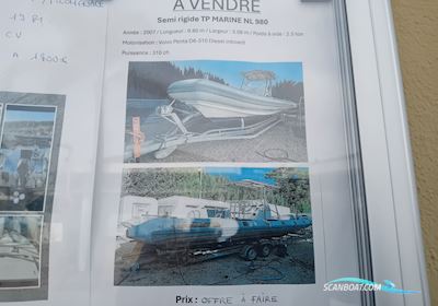 Rib TP 980 Motorboot 2008, mit Volvo d6 motor, Monaco