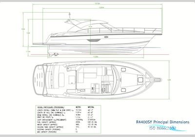 Riviera Yachts 4400 Sport Yacht Motorboot 2008, mit Volvo Ips 600 D6 435 KA motor, Frankreich