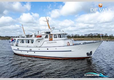 Round Bilged Motor Kotter Motorboot 1971, mit Mercedes motor, Niederlande