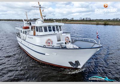 Round Bilged Motor Kotter Motorboot 1971, mit Mercedes motor, Niederlande