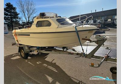 Ryds 435 FC – Stabil og Søstærk Fiskebåd Med Johnson 30 HK (1999) Motorboot 1999, mit Johnson motor, Dänemark
