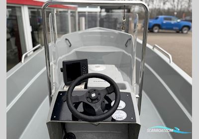 Ryds 438 BF Big Fish med F20 Mercury ELPT 4 takt og 500 kg Brenderup bådtrailer Motorboot 2017, mit Mercury motor, Dänemark