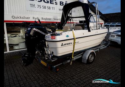 Ryds 490 FCI med 50 hk Mercury-EFI 4 takt og 1300 kg Brenderup - Anvisningssalg Motorboot 2010, mit Mercury motor, Dänemark