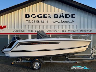 Ryds 548 Sport Med F100 Mercury-Efi 4 Takt 2,1L og 1000 kg Brenderup Bådtrailer Motorboot 2019, mit Mercury motor, Dänemark