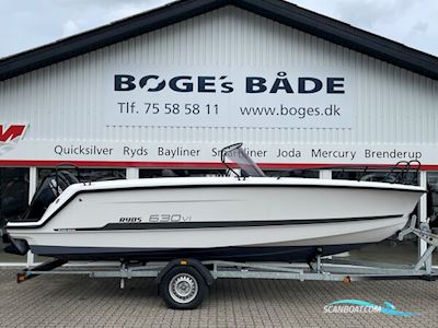 Ryds 630VI Mid-C - F115 Mercury-Efi 2,1L og 201500B Brenderup Premium Bådtrailer Motorboot 2022, mit Mercury motor, Dänemark