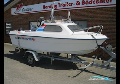 Ryds/Seabird 435 m/Suzuki DF30 hk EFI 4-takt og Brenderup trailer Motorboot 2001, mit Suzuki motor, Dänemark