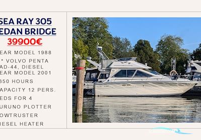 Sea Ray 305 Fly Motorboot 1988, mit Volvo Penta Kad-44 motor, Finland