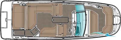 Sea Ray Sdx 250 Motorboot 2025, mit Mercury motor, Dänemark