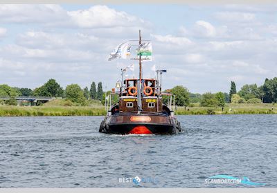 Sleepboot Limburgia Motorboot 1942, mit Gewicht Van de Motor is 40 Ton motor, Niederlande