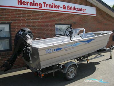 Smartliner 150 m/Mercury F25 hk EFI 4-takt m/Variant bådtrailer - NU NEDSAT KR. 9.000,- ! Motorboot 2017, mit Mercury motor, Dänemark