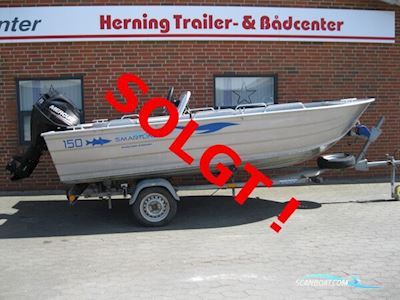 Smartliner 150 m/Mercury F25 hk EFI 4-takt m/Variant bådtrailer - SOLGT ! Motorboot 2017, mit Mercury motor, Dänemark