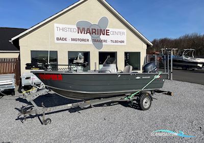 Smartliner 450 Bass Med Trailer og Frontmonteret Trollingmotor Motorboot 2015, mit Yamaha motor, Dänemark