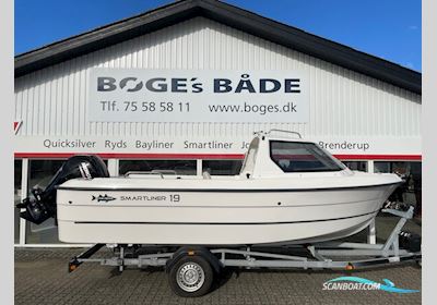Smartliner Cuddy 19 med Mercury F80 ELPT EFI og Brenderup 1300 kg inkl. el-spil Motorboot 2021, mit Mercury motor, Dänemark