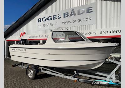 Smartliner Cuddy 19 med Mercury F80 ELPT EFI og Brenderup 1300 kg inkl. el-spil Motorboot 2021, mit Mercury motor, Dänemark