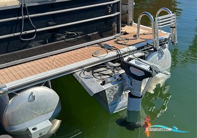 Smartliner ponton partybåd sofa Motorboot 2023, mit Torqeedo motor, Dänemark