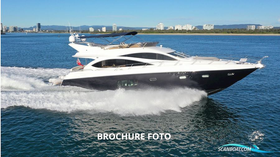 Sunseeker Manhattan 70 Motorboot 2008, mit Man V10-1360 motor, Dänemark