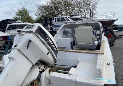 Svensk Kabinebåd Motorboot 1980, mit Johnson 40 motor, Dänemark