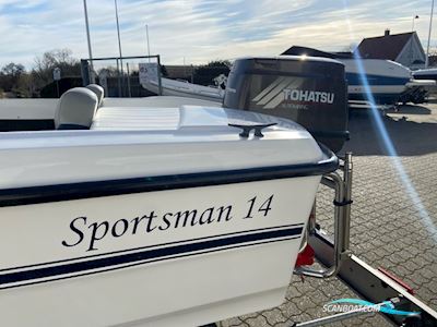 ...TILBUD...Skibsplast Sportsman 14, Tohatsu 50 HK Motorboot 1972, mit Tohatsu motor, Dänemark