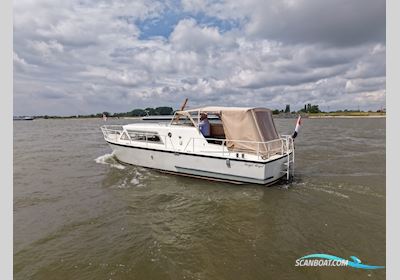 Target Royal 9.70 OK Cabrio Motorboot 1971, mit Peugeot Indenor motor, Niederlande