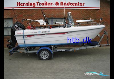 Terhi Vario F45 m/Mercury F60 hk EFI 4-takt og Galaxy trailer Motorboot 2004, mit Mercury motor, Dänemark