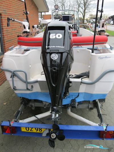 Terhi Vario F45 m/Mercury F60 hk Efi 4-Takt og Galaxy Trailer Motorboot 2004, mit Mercury motor, Dänemark