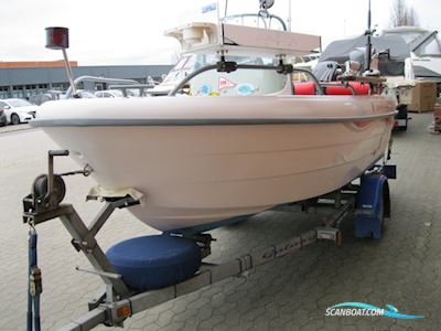 Terhi Vario F45 m/Mercury F60 hk Efi 4-Takt og Galaxy Trailer Motorboot 2004, mit Mercury motor, Dänemark