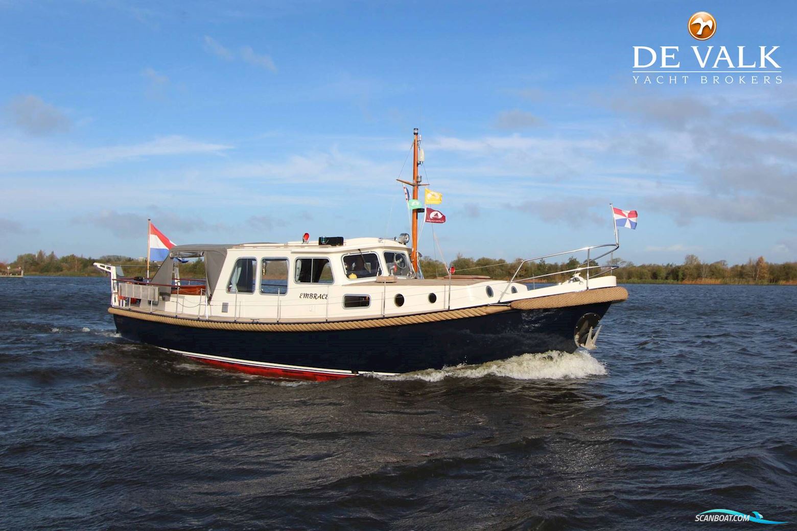 Valkvlet 1190 Motorboot 1976, mit Daf  motor, Niederlande