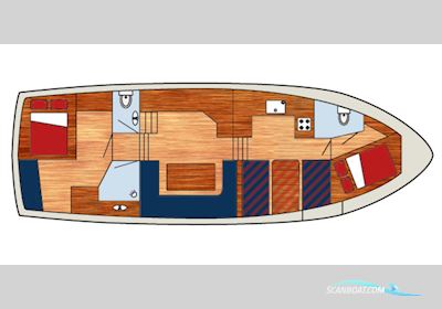 Vri-Jon Contessa 37 AK Cabrio Motorboot 1999, mit New Holland motor, Niederlande