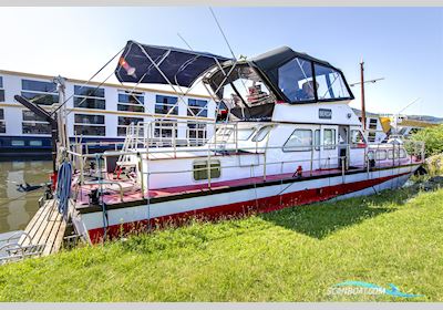 Werft HaßMersheim 15m Stahlmotoryacht Motorboot 1971, mit Cummins 6Bta 5.9-M1 motor, Deutschland