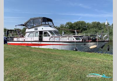 Werft HaßMersheim 15m Stahlmotoryacht Motorboot 1971, mit Cummins 6Bta 5.9-M1 motor, Deutschland