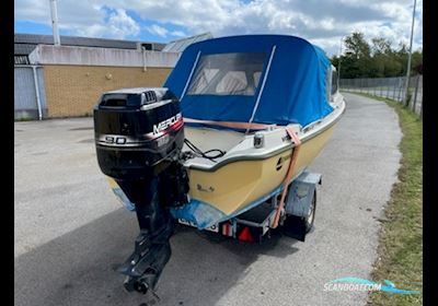 With 17 Drommedille Med 90 hk Mercury Samt Trailer Motorboot 2024, mit Mercury motor, Dänemark