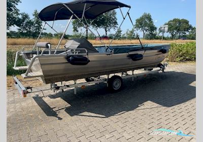 aluminium platbodem 6.0 Motorboot 2020, mit Yamaha motor, Niederlande