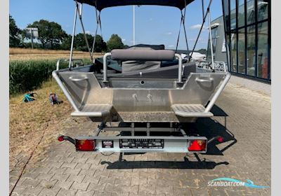 aluminium platbodem 6.0 Motorboot 2020, mit Yamaha motor, Niederlande