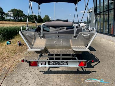 aluminium platbodem 6.0 Motorboot 2020, mit Yamaha motor, Niederlande