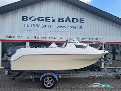 Ørnvik 470 Cruiser Med 50 hk Yamaha-Efi F50 4 Takt og 161000B Brenderup Bådtrailer Motorboten 2008, met Yamaha motor, Denemarken