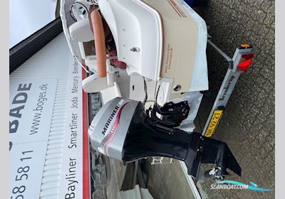 Ørnvik 470 Cruiser med 60 hk Mariner-EFI 4 takt og 1000 kg Brenderup bådtrailer Motorboten 2007, met Mariner motor, Denemarken