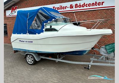 Ørnvik Fisher 435 Cabin m/Mariner F40 hk Efi 4-Takt og Brenderup Trailer Motorboten 2025, met Mariner motor, Denemarken