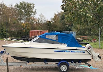 (Solgt!) Ryds 570 DC Motorboten 1994, met Johnson motor, Denemarken