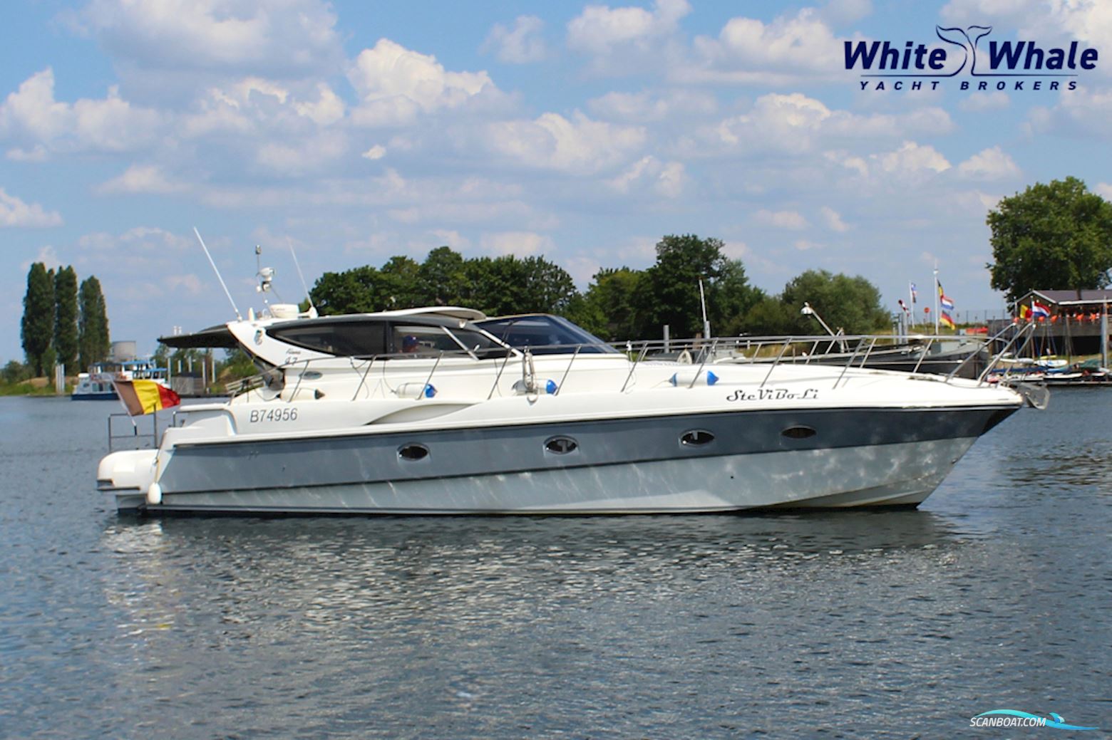 Alena 47 HT Motorboten 2002, met 2x Volvo Penta motor, België