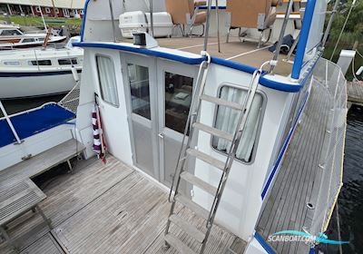 Aluminium Trawler One-Off Motorboten 1983, met Bedford J6 motor, Denemarken