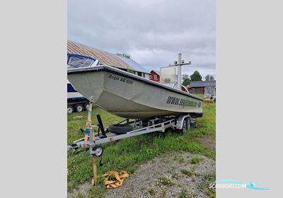 Arbetsbåt Motorboten 2017, met Jet Pac motor, Sweden